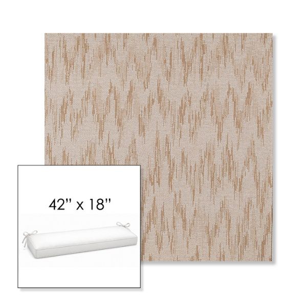 Picture of Mountains Sand | Sunbrella® 42" x 18" Outdoor Bench Cushion
