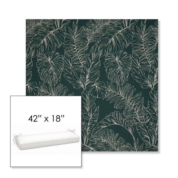 Picture of Palma Canopy | Sunbrella® 42" x 18" Outdoor Bench Cushion