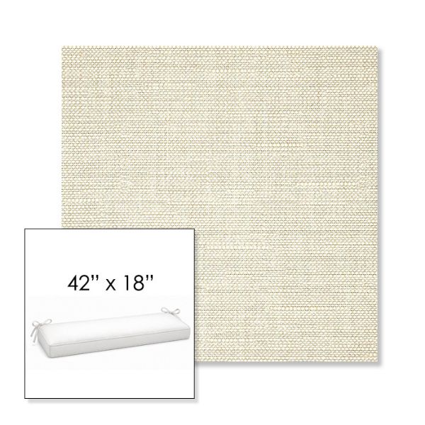 Picture of Piazza Vapor | Sunbrella® 42" x 18" Outdoor Bench Cushion