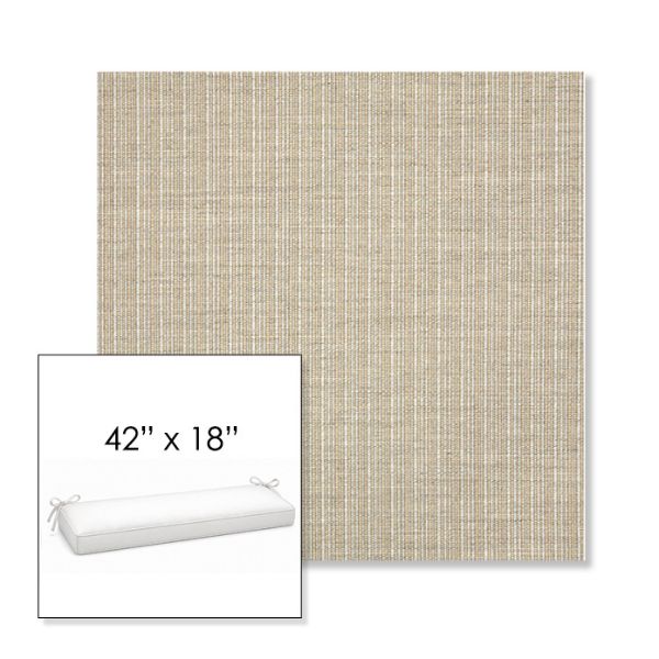 Picture of Proven Dune | Sunbrella® 42" x 18" Outdoor Bench Cushion