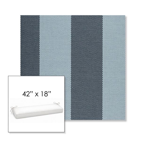 Picture of Rothko Oceanfront | Sunbrella® 42" x 18" Outdoor Bench Cushion