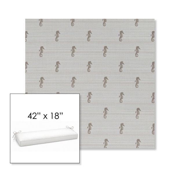 Picture of Schooner Plank | Sunbrella® 42" x 18" Outdoor Bench Cushion