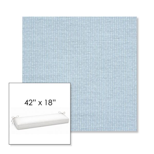 Picture of Solo Ocean | Sunbrella® 42" x 18" Outdoor Bench Cushion