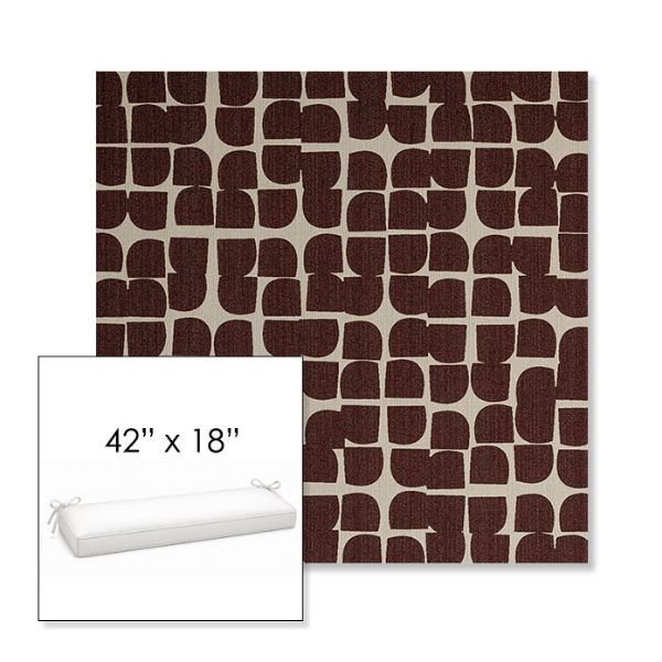 Picture of Toggle Plumberry | Sunbrella® 42" x 18" Outdoor Bench Cushion