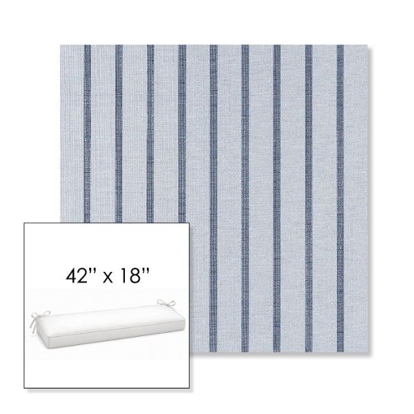 Picture of Unwind Sky | Sunbrella® 42" x 18" Outdoor Bench Cushion