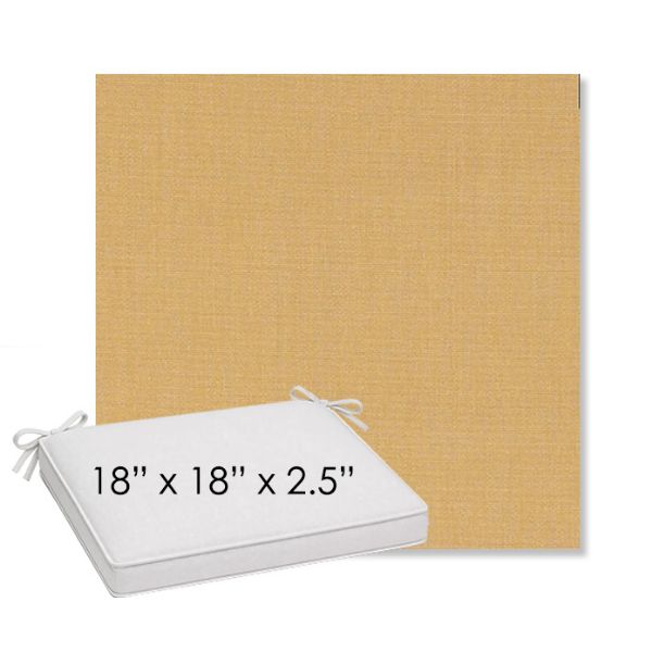 Picture of Cast Harvest | Sunbrella® 18" x 18" Outdoor Dining Cushion