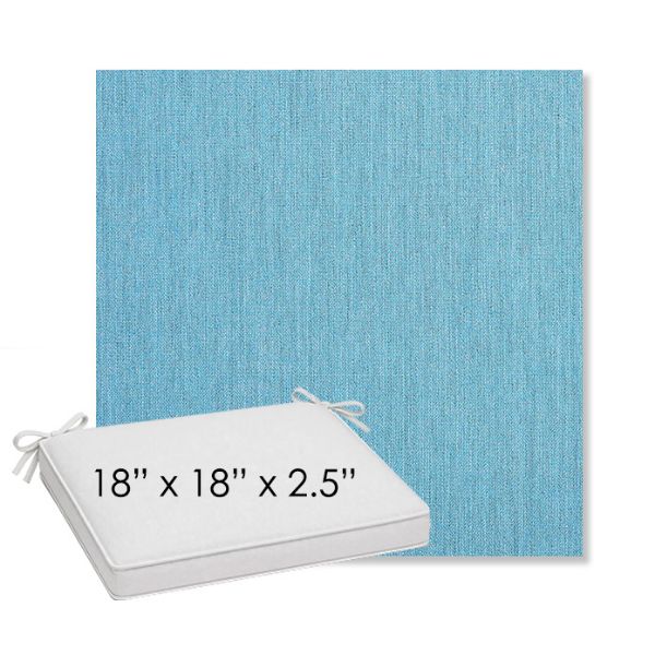 Picture of Cast Horizon | Sunbrella® 18" x 18" Outdoor Dining Cushion