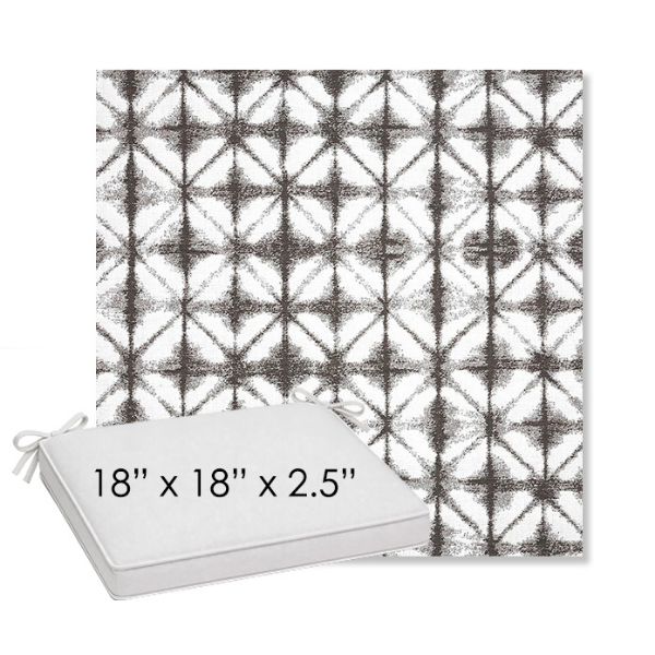 Picture of Midori Stone | Sunbrella® 18" x 18" Outdoor Dining Cushion