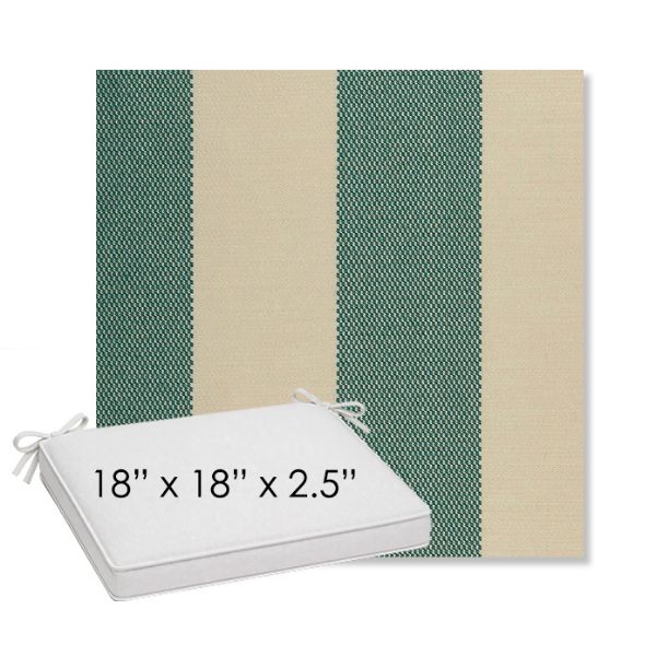 Picture of Rothko Mermaid | Sunbrella® 18" x 18" Outdoor Dining Cushion