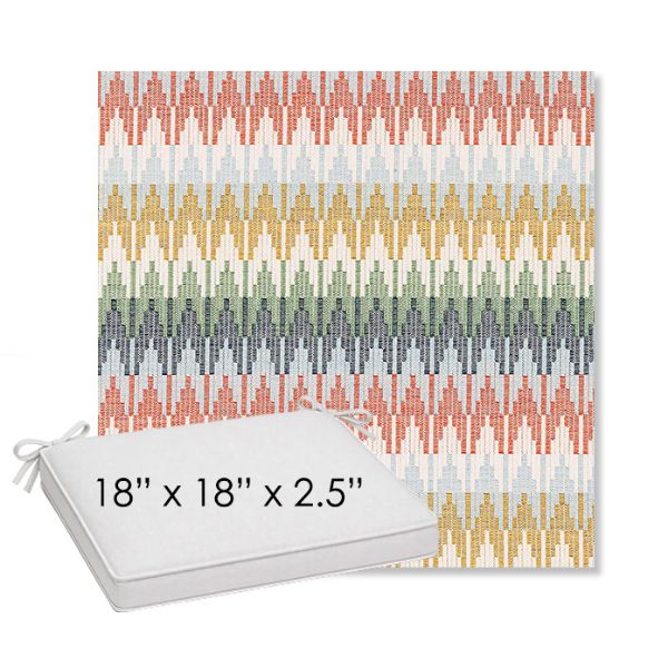 Picture of Valley Sedona | Sunbrella® 18" x 18" Outdoor Dining Cushion