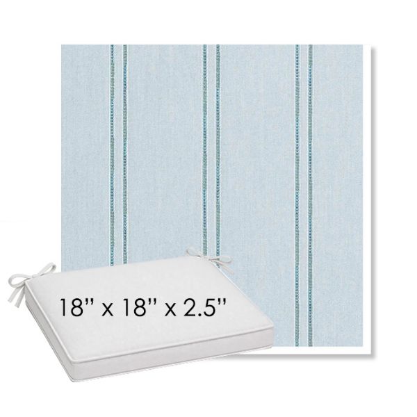 Picture of Wayward Sky | Sunbrella® 18" x 18" Outdoor Dining Cushion