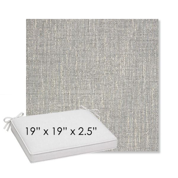 Picture of Adena Pebble | Sunbrella® 19" x 19" Outdoor Dining Cushion