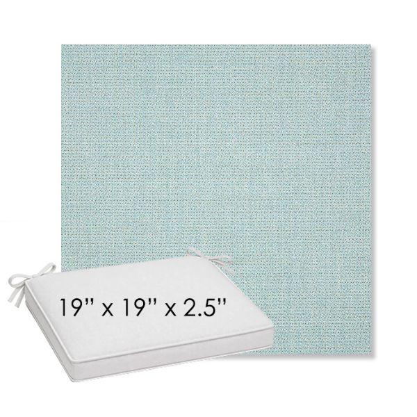 Picture of Bliss Dew | Sunbrella® 19" x 19" Outdoor Dining Cushion