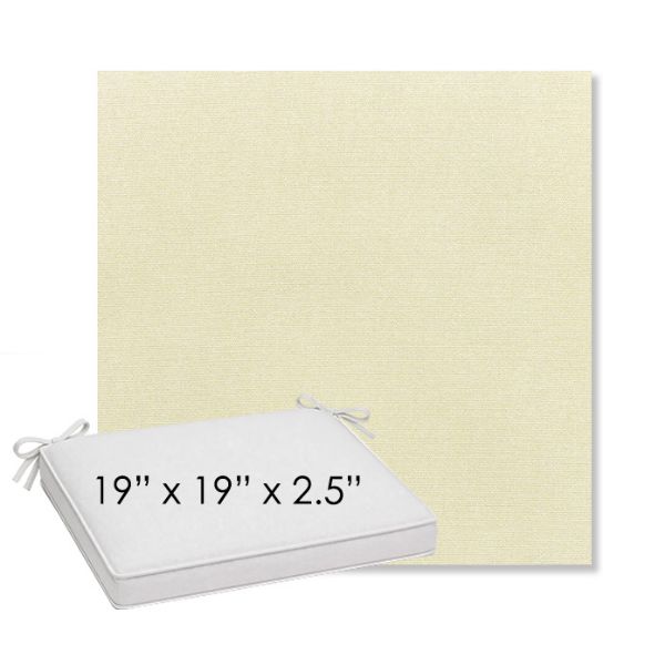 Picture of Canvas Canvas | Sunbrella® 19" x 19" Outdoor Dining Cushion