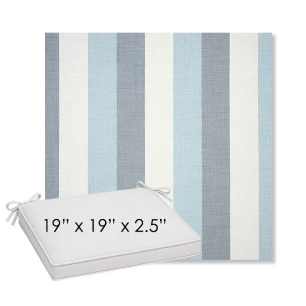 Picture of Direction Dew | Sunbrella® 19" x 19" Outdoor Dining Cushion