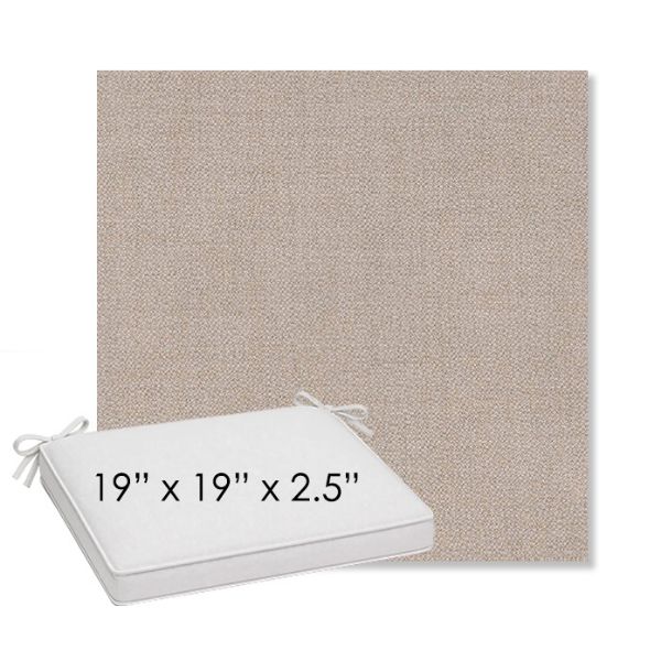 Picture of Remix Silk | Sunbrella® 19" x 19" Outdoor Dining Cushion