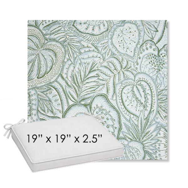 Picture of Sensibilty Spring | Sunbrella® 19" x 19" Outdoor Dining Cushion