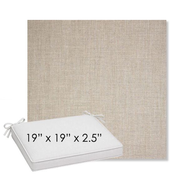 Picture of Switch Flax | Sunbrella® 19" x 19" Outdoor Dining Cushion