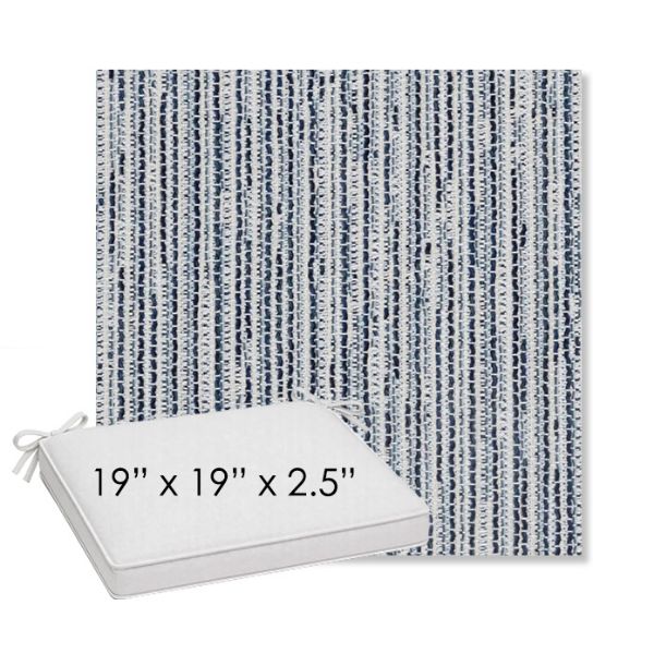 Picture of Tectonic Coastal | Sunbrella® 19" x 19" Outdoor Dining Cushion