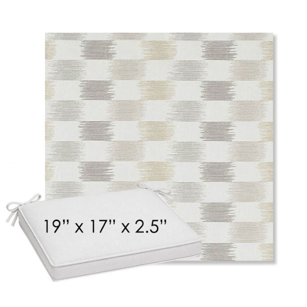 Picture of Dream Dune | Sunbrella® 19" x 17" Outdoor Dining Cushion