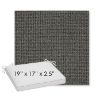 Picture of Kudos Carbon | Sunbrella® 19" x 17" Outdoor Dining Cushion