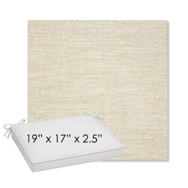 Picture of Kudos Mortar | Sunbrella® 19" x 17" Outdoor Dining Cushion