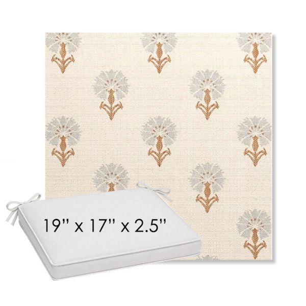 Picture of Mira Chai | Sunbrella® 19" x 17" Outdoor Dining Cushion