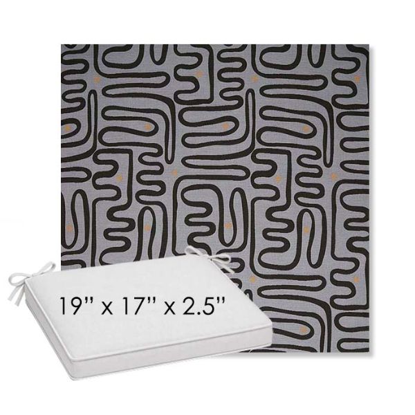 Picture of Nema Moonlight | Sunbrella® 19" x 17" Outdoor Dining Cushion