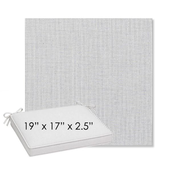 Picture of Replay Sea | Sunbrella® 19" x 17" Outdoor Dining Cushion