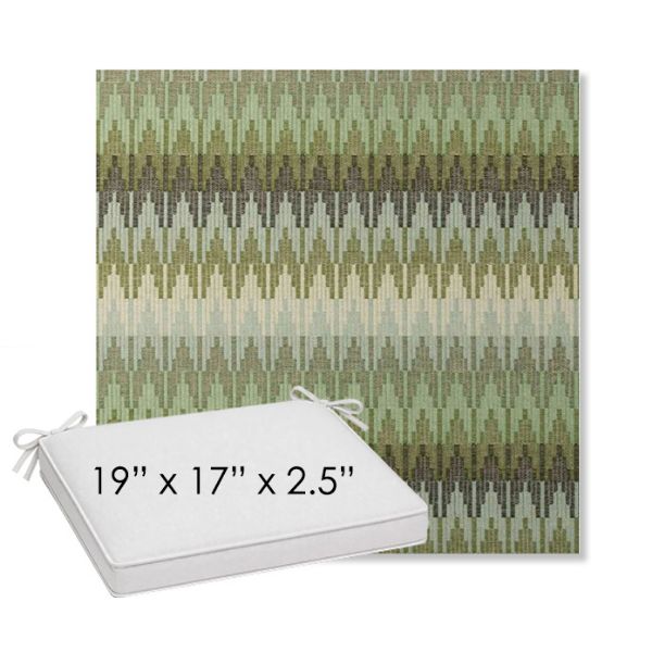 Picture of Valley Herbal | Sunbrella® 19" x 17" Outdoor Dining Cushion