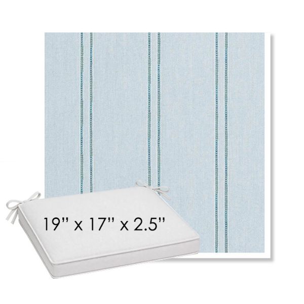 Picture of Wayward Sky | Sunbrella® 19" x 17" Outdoor Dining Cushion