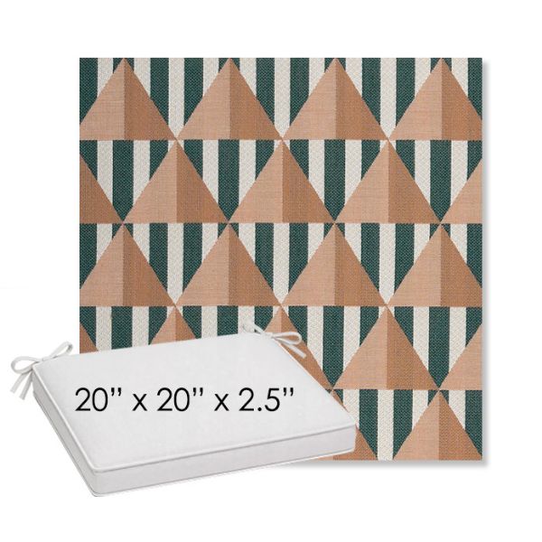 Picture of Buoy Santa Monica | Sunbrella® 20" x 20" Outdoor Dining Cushion