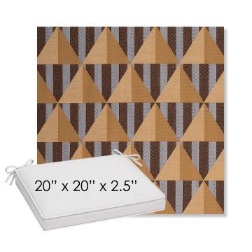 Picture of Buoy Sunset | Sunbrella® 20" x 20" Outdoor Dining Cushion