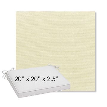 Picture of Canvas Canvas | Sunbrella® 20" x 20" Outdoor Dining Cushion