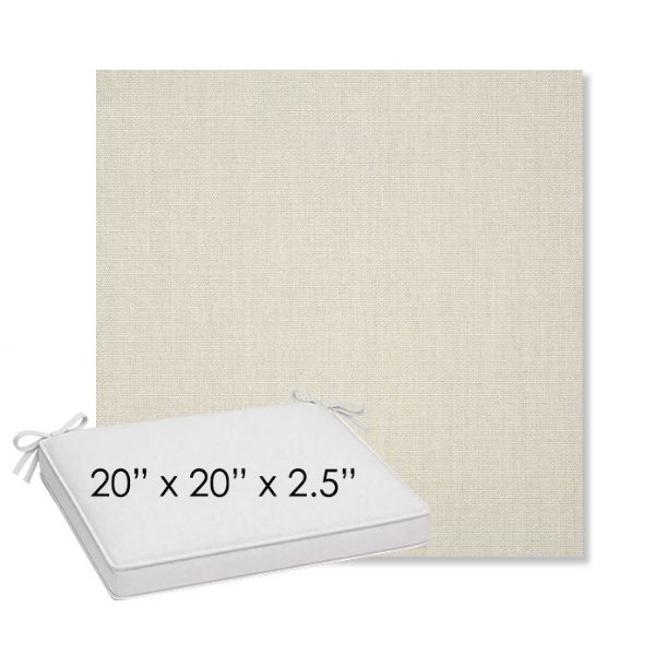 Picture of Canvas Cloud | Sunbrella® 20" x 20" Outdoor Dining Cushion