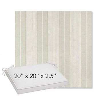 Picture of Carlo Celery | Sunbrella® 20" x 20" Outdoor Dining Cushion