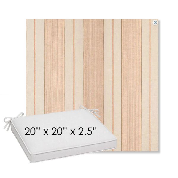 Picture of Carlo Mesa | Sunbrella® 20" x 20" Outdoor Dining Cushion