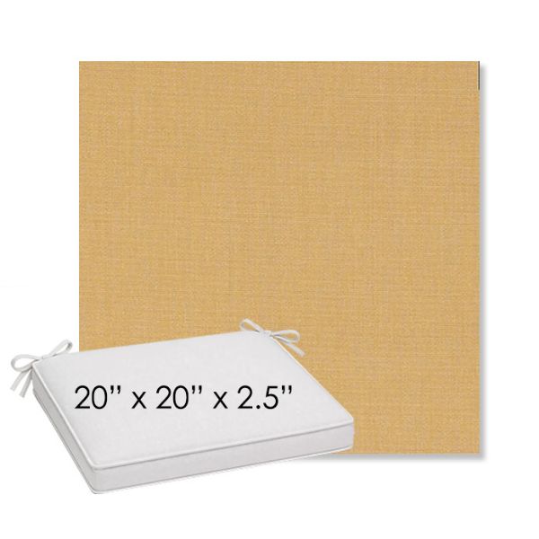 Picture of Cast Harvest | Sunbrella® 20" x 20" Outdoor Dining Cushion