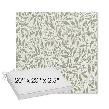 Picture of Exquisite Aloe | Sunbrella® 20" x 20" Outdoor Dining Cushion