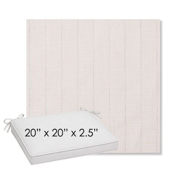 Picture of Kaia Linen | Sunbrella® 20" x 20" Outdoor Dining Cushion