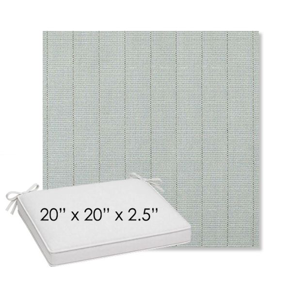 Picture of Kaia Mist | Sunbrella® 20" x 20" Outdoor Dining Cushion