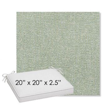 Picture of Kismet Moss | Sunbrella® 20" x 20" Outdoor Dining Cushion