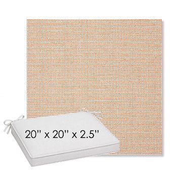 Picture of Kudos Cameo | Sunbrella® 20" x 20" Outdoor Dining Cushion