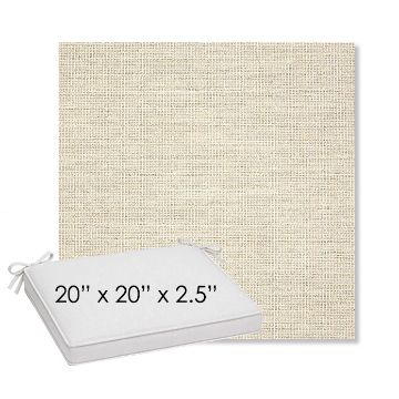 Picture of Kudos Mortar | Sunbrella® 20" x 20" Outdoor Dining Cushion