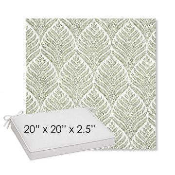 Picture of Linnaeus Spring | Sunbrella® 20" x 20" Outdoor Dining Cushion