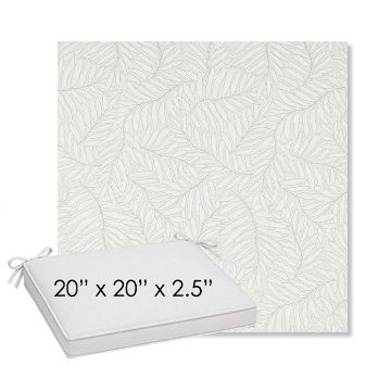 Picture of Lively Sage | Sunbrella® 20" x 20" Outdoor Dining Cushion