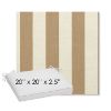 Picture of Maxim Heather Beige | Sunbrella® 20" x 20" Outdoor Dining Cushion