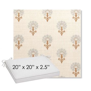 Picture of Mira Chai | Sunbrella® 20" x 20" Outdoor Dining Cushion