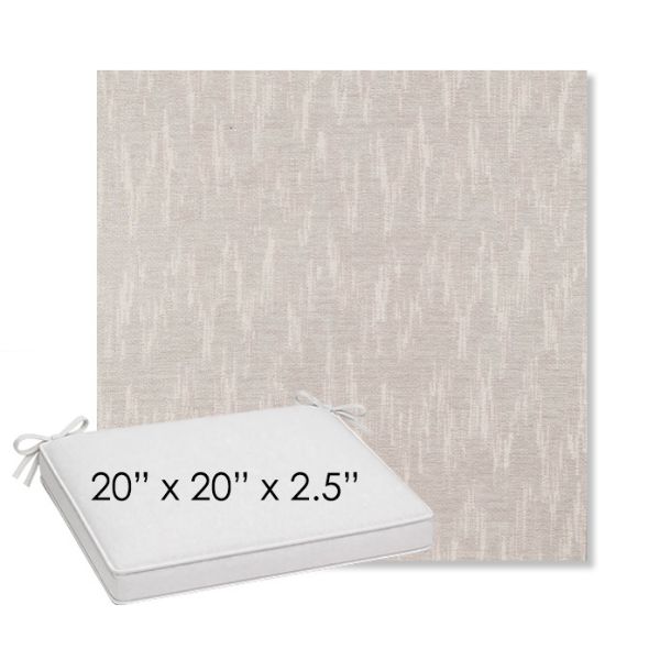 Picture of Mountains Snow | Sunbrella® 20" x 20" Outdoor Dining Cushion