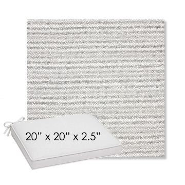 Picture of Nurture Pebble | Sunbrella® 20" x 20" Outdoor Dining Cushion